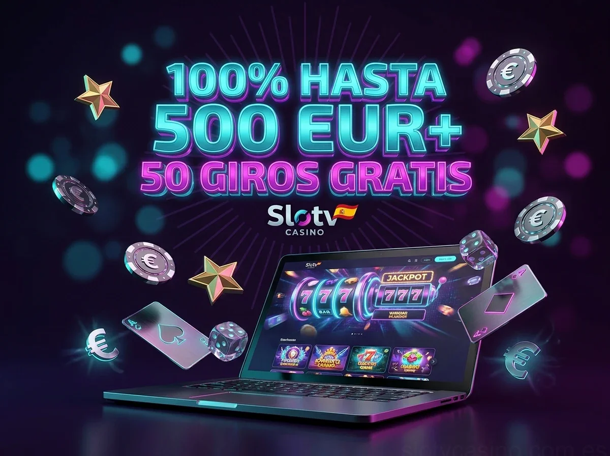100% HASTA 500 EUR+ 50 GIROS GRATIS